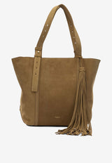 Golden Goose DB Large East-West Suede Tote Bag Brown GWA00785A00079455303_b14323fa-fa2d-459c-9c22-ff25c3bbf495
