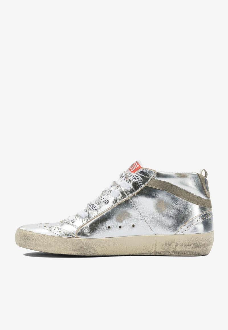 Golden Goose DB Mid Star Laminated Leather Sneakers Silver GWF00122F00279470216_5cd9be65-8391-4271-999b-4bc8871d716c