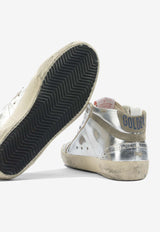 Golden Goose DB Mid Star Laminated Leather Sneakers Silver GWF00122F00279470216_5cd9be65-8391-4271-999b-4bc8871d716c