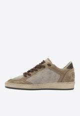 Golden Goose DB Ballstar Suede Low-Top Sneakers Beige GWF01034F00806715400_11f02711-2622-44ab-8e76-59c024c9cbf9