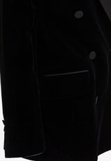 Golden Goose DB Double-Breasted Velvet Tuxedo Blazer Black GWP02692P00231690100_7f0cb318-d5f1-4779-94cd-a6d987224c3a