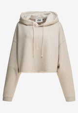 Golden Goose DB True Star Hooded Cropped Sweatshirt Gray GWP02699P00251460665_2b69c0dc-4981-4f96-8a34-e37bacb0d8dc
