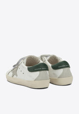 Golden Goose DB Kids Boys Super-Star Low-Top Sneakers  White