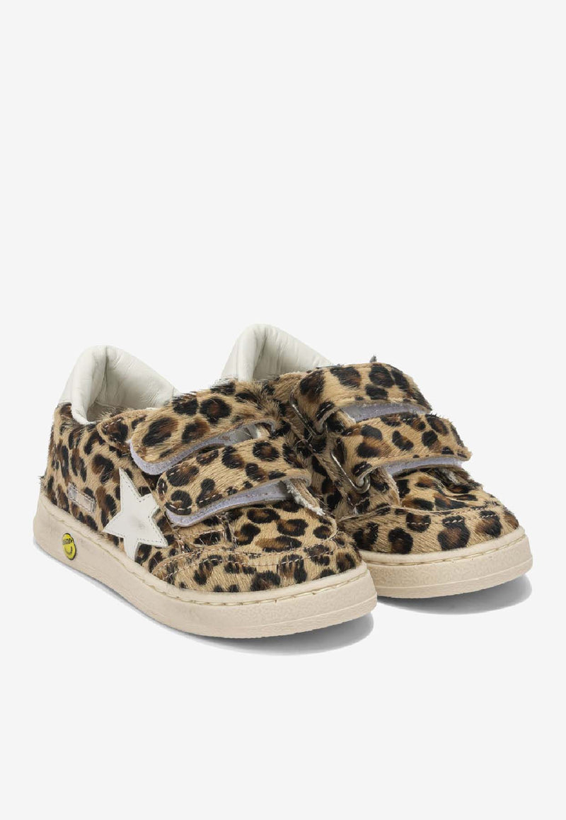 Golden Goose DB Kids Boys Ball Star Leopard Print Low-Top Sneakers Brown GJF00501F00805383247_f75bece4-0e2f-4897-9cd4-2aa4047b9357