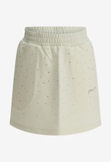 Golden Goose DB Kids Girls Journey Studded Mini Skirt White GKP02449P00243611560_fdaabd34-cfb9-4e2d-8be3-30fdd1bcb50c
