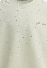 Golden Goose DB Kids Girls Studded Sweatshirt White GKP02629P00243511560_c5934097-82c7-4ce8-9de3-6536a670fb47