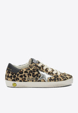 Golden Goose DB Kids Boys Super-Star Low-Top Sneakers  Brown