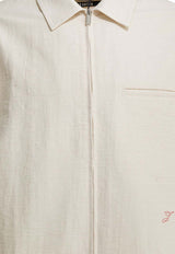Jacquemus Mecano Workwear Zip-Up Shirt Off-white SHM00576AW00731OFF-WHITE_3809cf87-d8d6-42ee-b5eb-6e8ea01c2f06