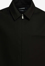 Jacquemus Mecano Workwear Zip-Up Shirt Black SHM00576AW00739BLACK_a5320842-c869-4491-8576-b74cb9627f3f