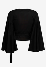 Jacquemus Wrap-Around Long-Sleeved Blouse Black TOW00905AJ00254BLACK_3e2838a9-a76d-4bb0-ad39-98d7aa9c719e