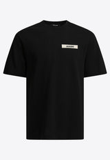 Jacquemus Printed Crewneck T-shirt Black