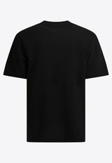Jacquemus Printed Crewneck T-shirt Black