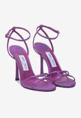 Jimmy Choo Leo 100 Satin Sandals  Purple 1998 LEO 100SATVIOLET ORCHID_44e25a9d-25bb-4586-bf9f-baddc93545e4