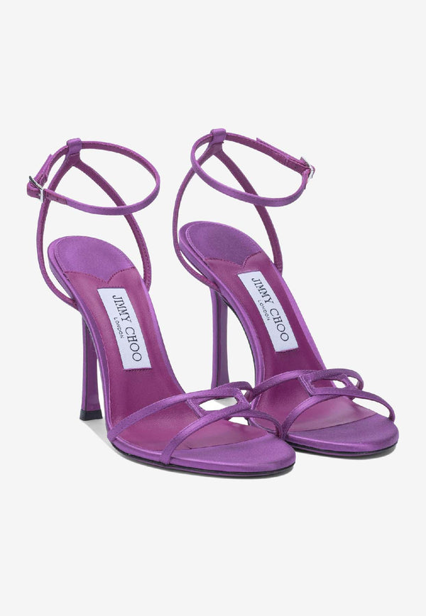 Jimmy Choo Leo 100 Satin Sandals  Purple 1998 LEO 100SATVIOLET ORCHID_44e25a9d-25bb-4586-bf9f-baddc93545e4