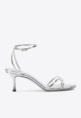 Jimmy Choo Leo 100 Metallic Leather Sandals Silver 1998 LEO 100WAPSILVER_d502303b-a3e1-4faf-a94e-fcfc45a023dc