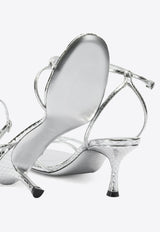 Jimmy Choo Leo 100 Metallic Leather Sandals Silver 1998 LEO 100WAPSILVER_d502303b-a3e1-4faf-a94e-fcfc45a023dc