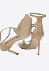 Jimmy Choo Azia 95 Patent Leather Sandals Beige AZIA 95PATCHAI_971a63e0-cd6b-457d-9685-af06bb35376c