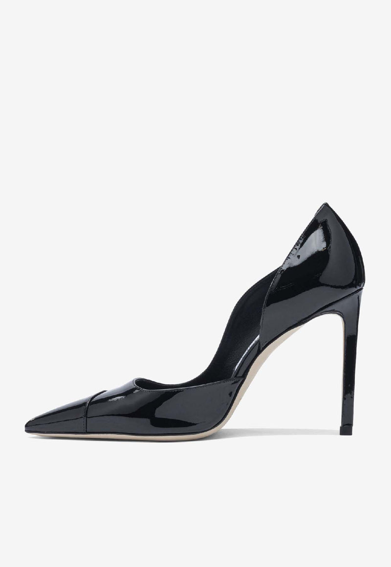 Jimmy Choo Brigitte 100 Patent Leather Pumps  Black BRIGITTE 100PATBLACK_e96ae6be-30d3-4c96-9936-6c2d27eb3055