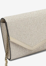 Jimmy Choo Emmie Glittered Clutch Silver EMMIEGQILIGHT SOFT GOLD/LIGHT GOLD_7537c331-a769-4d20-b2a4-c451c273c9b3