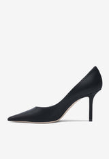 Jimmy Choo Love 85 Satin Pumps  Black LOVE 85SATBLACK_0187700c-2195-4524-92d5-e5805466c0d4