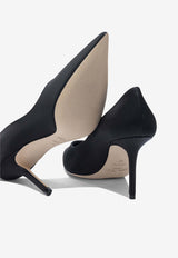 Jimmy Choo Love 85 Satin Pumps  Black LOVE 85SATBLACK_0187700c-2195-4524-92d5-e5805466c0d4