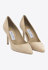 Jimmy Choo Romy 85 Suede Pumps Beige ROMY 85KDUCHAI_250c152f-5d37-43f5-b57a-b0e3a6dd0384