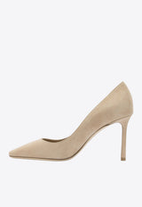 Jimmy Choo Romy 85 Suede Pumps Beige ROMY 85KDUCHAI_250c152f-5d37-43f5-b57a-b0e3a6dd0384