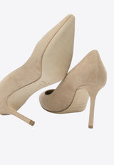 Jimmy Choo Romy 85 Suede Pumps Beige ROMY 85KDUCHAI_250c152f-5d37-43f5-b57a-b0e3a6dd0384