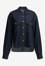 Khaite Grenon Denim Shirt Blue 1184923040040_1cc3968a-eae9-4ffb-8151-5bc6cf071a87