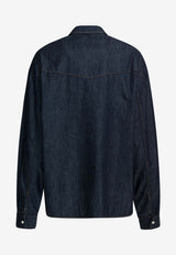 Khaite Grenon Denim Shirt Blue 1184923040040_1cc3968a-eae9-4ffb-8151-5bc6cf071a87