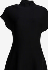 Khaite Lyra Midi Dress Black 18208429200_a3321183-7033-480b-9b97-a7c30c13baa1