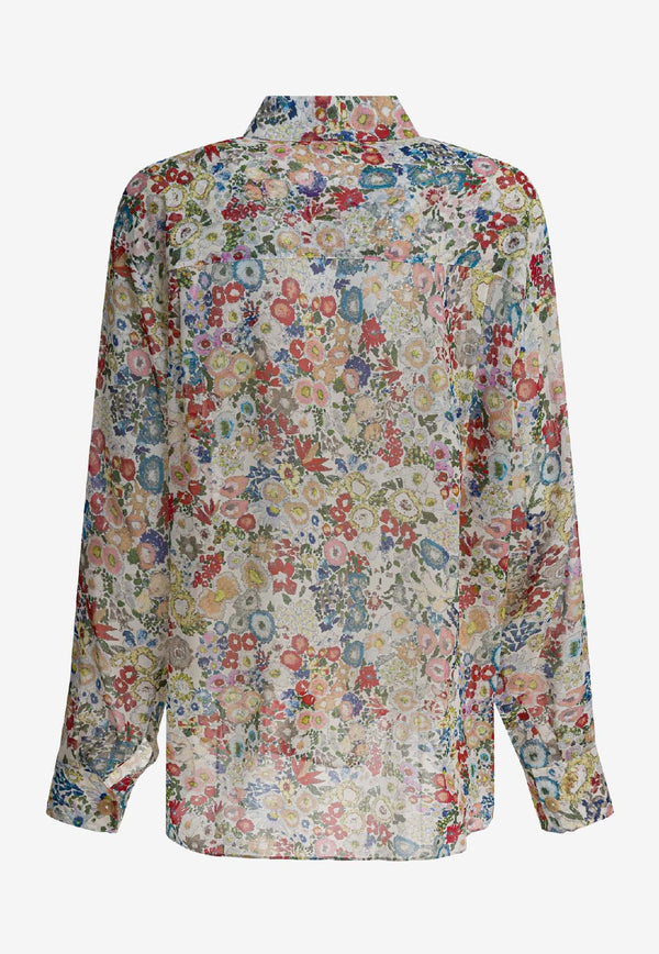 Khaite Goya Silk Floral Print Shirt Multicolor 24303372128_a10fa7f0-7fcf-4d3b-8f63-accd454c1349