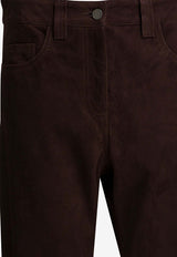 Khaite Callum Leather Pants  Brown 3171709950_b626996c-98d8-4031-807b-c8e5f92a577a