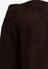 Khaite Callum Leather Pants  Brown 3171709950_b626996c-98d8-4031-807b-c8e5f92a577a