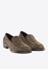 Khaite Miles Suede Loafers Brown F4060-726893_0b1b3dc8-1f97-4742-9eec-f5fbd19d7cbc