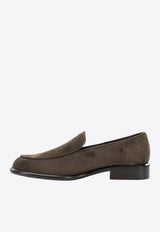 Khaite Miles Suede Loafers Brown F4060-726893_0b1b3dc8-1f97-4742-9eec-f5fbd19d7cbc
