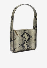 Khaite Small Lori Python Print Leather Shoulder Bag Beige H1043-803121_201be040-ba57-4237-a118-77b30041b29c