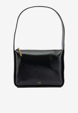 Khaite Small Lori Polished Leather Shoulder Bag Black H1043-877200_5124429a-bef6-4b15-945c-fa4a0f5b0c97