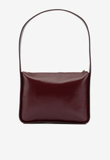 Khaite Small Lori Polished Leather Shoulder Bag Bordeaux H1043-877524_9a0eff2a-f1da-41da-83e7-55911c6084b9