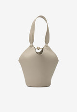 Khaite Lotus Mini Shoulder Bag Beige