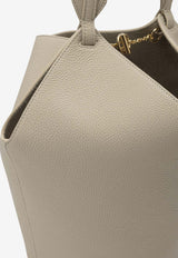 Khaite Lotus Mini Shoulder Bag Beige