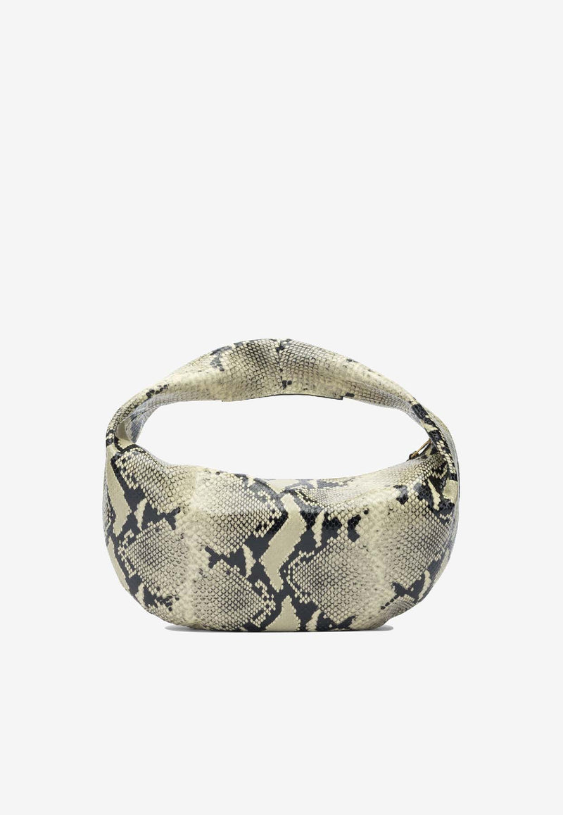 Khaite Medium Olivia Python Print Leather Hobo Bag  Beige H6015-1005121_a41ff739-88ce-4b5b-b66f-e5041e2500f3