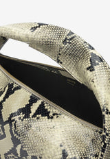 Khaite Medium Olivia Python Print Leather Hobo Bag  Beige H6015-1005121_a41ff739-88ce-4b5b-b66f-e5041e2500f3
