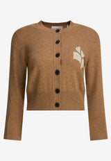 Marant Étoile Newton Buttoned Cardigan Brown
