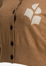 Marant Étoile Newton Buttoned Cardigan Brown