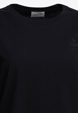 Isabel Marant Etoile Aby Logo T-shirt Black 23PTS0070FAA1N98E01BK_82ebff66-8d73-498a-8a7d-e6c6e78df804