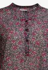 Isabel Marant Etoile Maria Floral Print Blouse Multicolor 26PHT0029FAD1J14E86CY_9c0cb426-4633-4c33-a835-c9e310a8a234