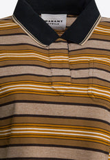 Isabel Marant Etoile Isalyne Cropped Polo T-shirt Multicolor 26PHT0836FAD1K04EBEKH_81567038-5416-40b6-aa1b-7a0887b7b8e6