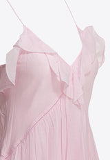 Isabel Marant Etoile Vasma Ruffled Maxi Dress Pink 26PRO1003FBB3J04E40LK_50960b74-12bd-48b7-a598-22ecab98bd6d