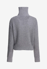 Max Mara Tequila Half-Zip Cropped Sweater Gray 2611361031600MXMTEQUILA003_ca4c337b-79c7-48ce-9d3e-44a3c7552dc8